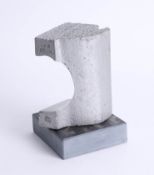 Peter Thursby (1930-2011), 'Form 4', aluminium, signed and dated, height 13cm.