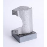 Peter Thursby (1930-2011), 'Form 4', aluminium, signed and dated, height 13cm.