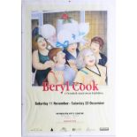 Beryl Cook, a poster, Plymouth Art Centre 20th Anniversary Exhibition with image of Hen