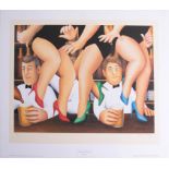 Beryl Cook (1926-2008), 'Dancing on the Bar' signed limited edition print, No 217/850, published