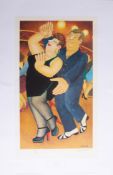 Beryl Cook (1926-2008), 'Dirty Dancing' signed limited edition print, No 595/650, published by