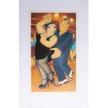 Beryl Cook (1926-2008), 'Dirty Dancing' signed limited edition print, No 595/650, published by