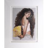 Jose Royo, signed edition print 36/160 titled 'After the Dance', serigraph 64cm x 45cm, mounted.