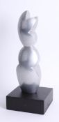 Donald Wells (born 1929), 'Message to Arp', aluminium metal sculpture, signed and dated