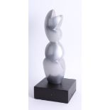 Donald Wells (born 1929), 'Message to Arp', aluminium metal sculpture, signed and dated