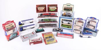 A mixed collection of Day Gone, Matchbox, Oxford diecast and other promo models, all boxed (
