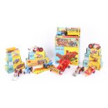 Corgi Toys, collection of ten farm models, Gift Set 1, Super Major Tractor, Tipper trailer 62,