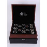 Royal Mint, the UK 2017 premium proof coin set, cased.