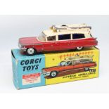 Corgi Toys, Corgi Toys, Superior Ambulance on Cadillac chassis, 437 boxed.