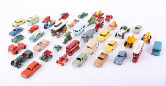 A collection of diecast models, approximately 25, mainly Matchbox Lesney, all unboxed.