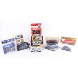 A mixed collection of Formula 1 racing cars, Scalextric model, cars with lights, all boxed (15).