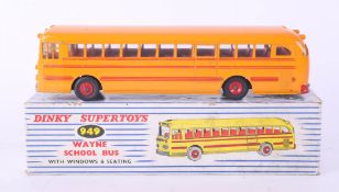 Dinky Toys, Wayne School Bus with windows and seating, 949 boxed.