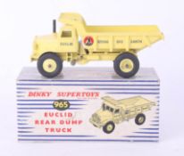 Dinky Toys, Euclip Rear Dump Truck, 965 boxed.