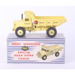 Dinky Toys, Euclip Rear Dump Truck, 965 boxed.