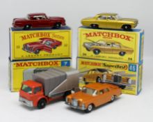 Matchbox Series, four models, 36 boxed, 46 boxed, 7 boxed, 53 boxed (4).