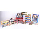 A mixed collection of models, including Corgi Superhaulers and Solido, with others, all boxed (