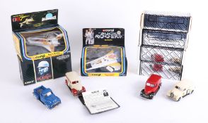 Corgi, Rogers Starfighter, 647 boxed, Corgi Space Shuttle, 649 boxed, Canadian models and Goodwood