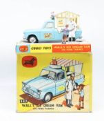 Corgi Toys, Walls Ice cream Van on Ford Thames, 447 boxed.