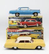 Dinky Toys, two models, Coupe Mercedes, 533 boxed, Chevrolet, 003 boxed (2).