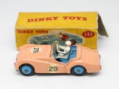 Dinky Toys, Triumph TR2 Sports, 111 boxed.