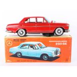 A Japanese Ichiko Mercedes Benz battery powered mystery action scale model, boxed.