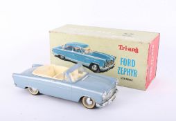 Tri-ang Minic, Ford Zephyr scale model, boxed.