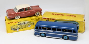 Dinky Toys, two models, Opel, 554 boxed, Roadmaster Coach, 282 boxed (2).