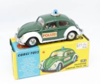 Corgi Toys, Volkswagen European Police car, 492 boxed.