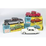 Corgi Toys, three models, N.S.U. Sport-Prinz, 316 boxed, Jaguar saloon, 208 boxed, Bentley