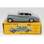 Dinky Toys, Rolls Royce Silver Wraith, 150 boxed.