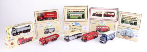 Corgi Classic, bus models, also trucks, Pickford vans etc., all boxed (10).