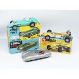 Corgi Toys, three models, Lotus LeMans racing car, 151 boxed, B.R.M. Formula 1 racing car, 1525