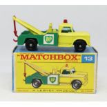 Matchbox Series, Dodge Wreck Truck, 13 boxed.