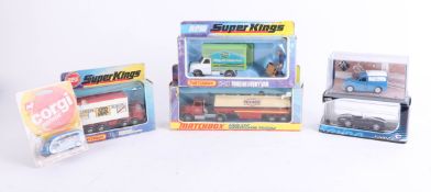Matchbox, Articulated Tanker, Matchbox delivery vans and trucks, all boxed (6).