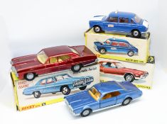 Dinky Toys, three models, Ford Mercury Cougar, 174 boxed, Austin Taxi, 282 boxed, Pontiac, 173 boxed