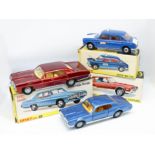 Dinky Toys, three models, Ford Mercury Cougar, 174 boxed, Austin Taxi, 282 boxed, Pontiac, 173 boxed