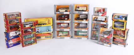 A mixed collection of diecast boxed models to include Corgi Classics, Corgi and Solido, approx 30.