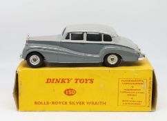 Dinky Toys, Rolls Royce Silver Wraith, 150 boxed.