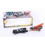 Corgi Toys, Batmobile and Bat boat, Gift Set 3, DC Comics set, the box signed 'To Robin, Adam West',