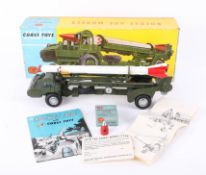 Corgi Toys, Corporal Guided Missile on Erector vehicle, 1113 boxed.