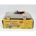 Dinky Toys, Bentley Coupe, 194 boxed.