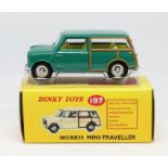 Dinky Toys, Morris Mini Traveller, 197 new box.