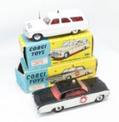 Corgi Toys, two models, Oldsmobile Sheriff car, 237 Ford Zephyr Motorway Patrol, 419 boxed (2).