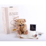 Steiff, a boxed Steiff 'Royal Crown Derby teddy bear', 24cm height, limited edition of 2000,