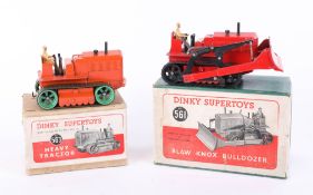 Dinky Toys, two models, Heavy Tractor, 563 boxed, Bulldozer, 561 boxed (2).