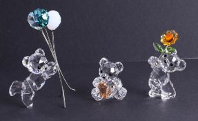 Swarovski Crystal Glass, Kris bear 2007 from the heart, kris bear Especially for you and Kris bear