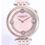 Sturhling, a ladies modern stainless steel wristwatch.
