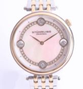 Sturhling, a ladies modern stainless steel wristwatch.