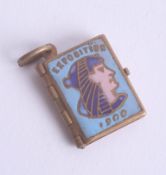 A small enamel pendant 'Exposition 1900'.