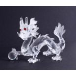 Swarovski Crystal Glass, Annual Edition 1997 Fabulous Creatures, 'The Dragon', boxed.